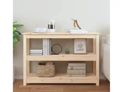 Mesa consola 110x40x74 cm Madera maciza de pino