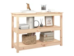 Mesa consola 110x40x74 cm Madera maciza de pino