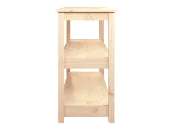 Mesa consola 110x40x74 cm Madera maciza de pino
