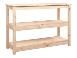 Mesa consola 110x40x74 cm Madera maciza de pino