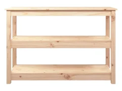 Mesa consola 110x40x74 cm Madera maciza de pino
