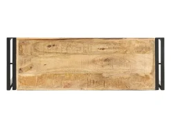 Mesa consola 90x30x75 cm Madera de mango en bruto