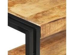 Mesa consola 90x30x75 cm Madera de mango en bruto