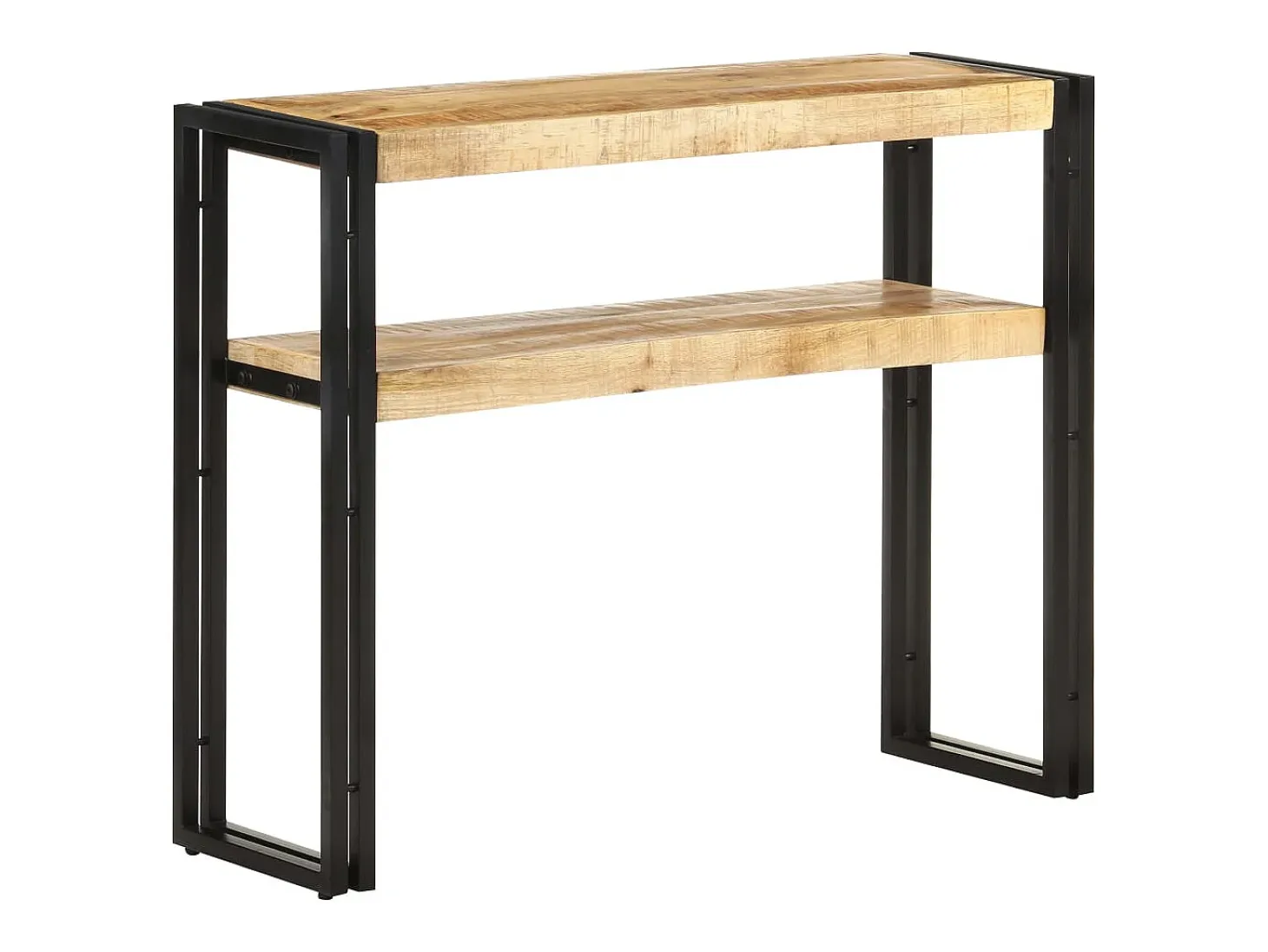 Mesa consola 90x30x75 cm Madera de mango en bruto