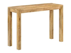 Mesa consola 110x35x76 cm Madera de mango en bruto