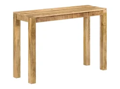 Mesa consola 110x35x76 cm Madera de mango en bruto