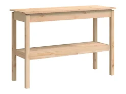 Mesa consola 110x40x75 cm Madera maciza de pino
