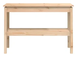Mesa consola 110x40x75 cm Madera maciza de pino