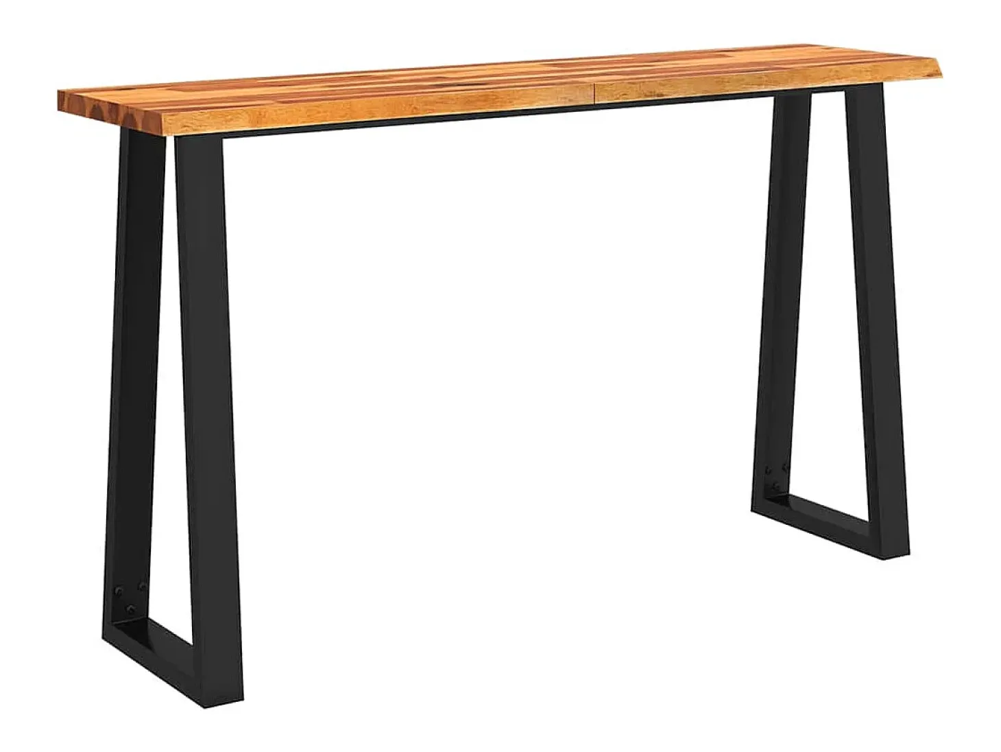 Mesa consola 140x40x80 cm madera maciza de acacia