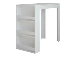Mesa de bar blanco 57x117x106 repose