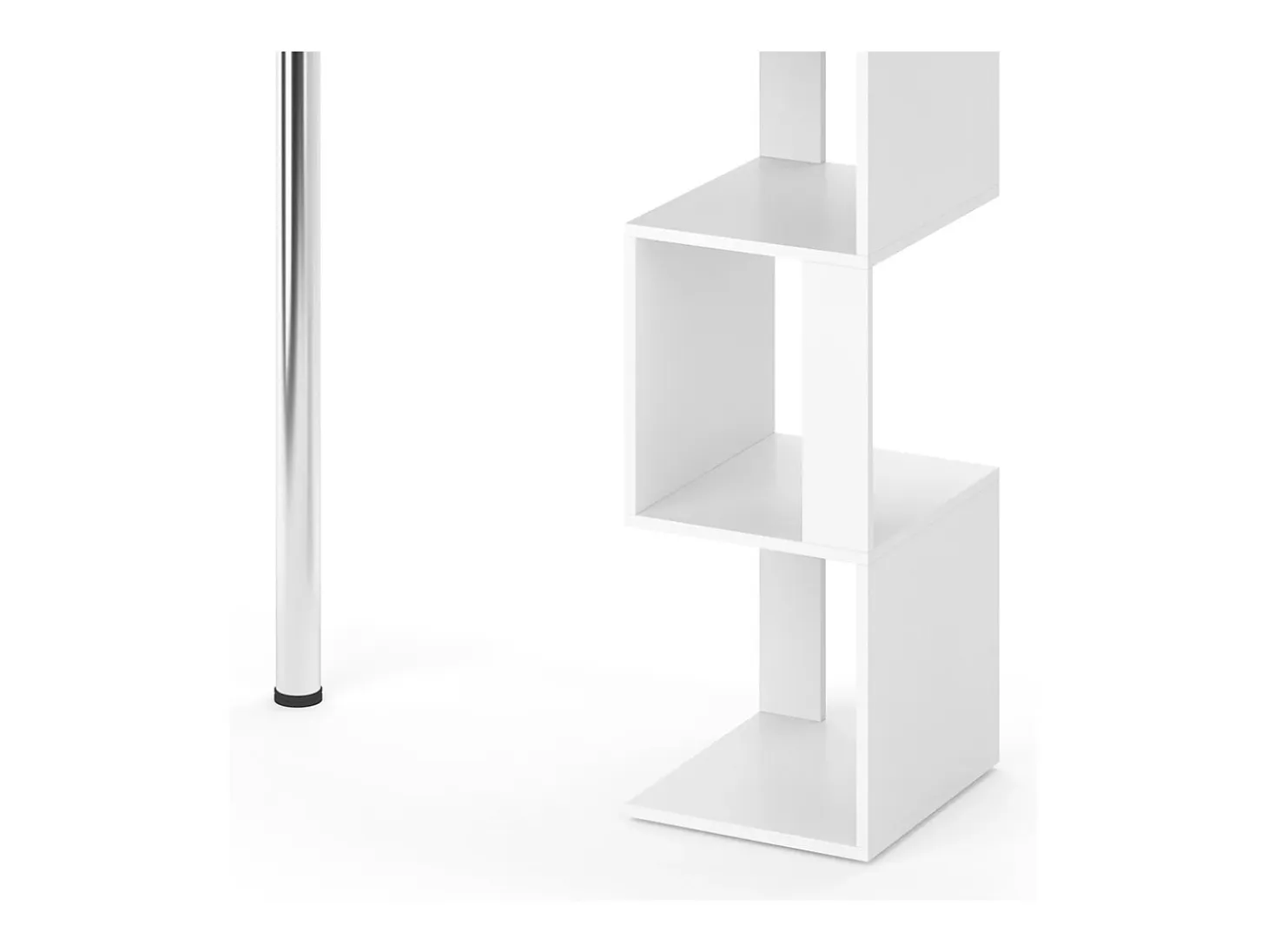 Mesa de bar blanco 113x39.8x111.8 vincent