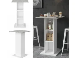 Mesa de bar hormigón 70x70x109 rodeo