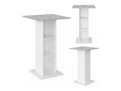 Mesa de bar hormigón 70x70x109 rodeo
