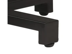 Mesa de bistró cuadrada madera de mango rugosa 50x50x75 cm