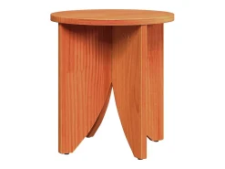 Mesa de Café 2 piezas Marrón cera 41.5 x 41.5 x 44 cm