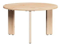 Mesa de Café 2 piezas Natural 47.5 x 47.5 x 27 cm