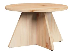 Mesa de Café 3 piezas Natural 49 x 49 x 30 cm