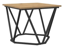 Mesa de Café 3 piezas Roble artisan 50 x 50 x 40 cm
