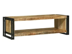 Mesa de Café 120 x 50 x 38 cm Madera maciza de mango rugosa