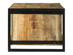 Mesa de Café 120 x 50 x 38 cm Madera maciza de mango rugosa
