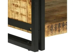 Mesa de Café 120 x 50 x 38 cm Madera maciza de mango rugosa