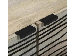 Mesa de Café Beige y Negro 80 x 50 x 40 cm