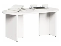 Mesa de Café Blanco 80 x 39.5 x 35 cm Madera maciza de Pino