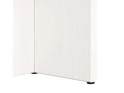 Mesa de Café Blanco 80 x 39.5 x 35 cm Madera maciza de Pino