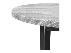 Mesa de Café Gris 80 x 40 x 40.5 cm Madera engineered y metal