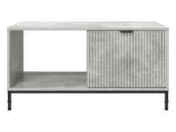Mesa de Café Gris hormigón 90 x 49 x 46 cm Madera contrachapada