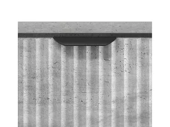 Mesa de Café Gris hormigón 90 x 49 x 46 cm Madera contrachapada