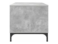 Mesa de Café Gris hormigón 90 x 49 x 46 cm Madera contrachapada