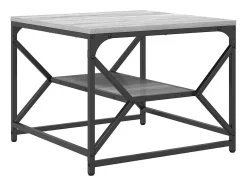 Mesa de Café Gris sonoma 51 x 50 x 40 cm