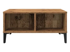 Mesa de Café Madera vieja 60 x 60 x 30 cm Madera contrachapada