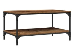 Mesa de Café Madera vieja 80 x 50 x 40 cm Madera contrachapada