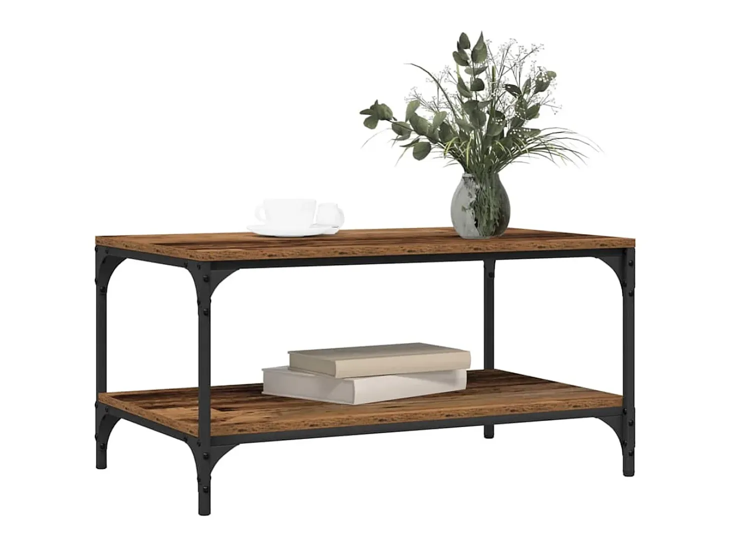 Mesa de Café Madera vieja 80 x 50 x 40 cm Madera contrachapada