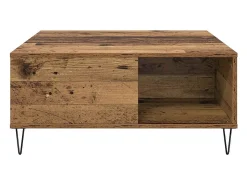 Mesa de Café Madera vieja 80 x 80 x 36.5 cm