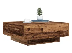 Mesa de Café Madera vieja Azul 80 x 80 x 31 cm
