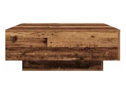 Mesa de Café Madera vieja Azul 80 x 80 x 31 cm