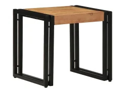 Mesa de Café Marrón 40 x 40 x 38 cm madera maciza de acacia