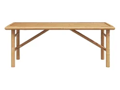 Mesa de Café Marrón 110 x 50 x 43 cm Bambú