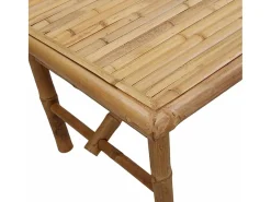 Mesa de Café Marrón 110 x 50 x 43 cm Bambú
