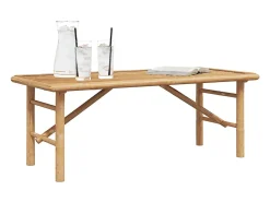 Mesa de Café Marrón 110 x 50 x 43 cm Bambú