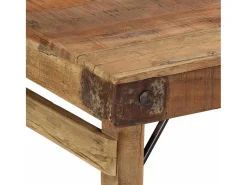 Mesa de Café Marrón 110 x 55 x 40 cm madera maciza reciclada