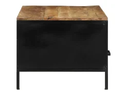 Mesa de Café Marrón 90 x 50 x 40 cm Madera maciza de Mango