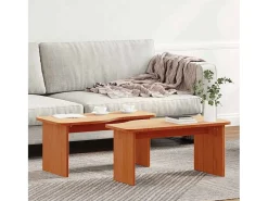 Mesa de Café Marrón cera 100 x 69 x 35.5 cm