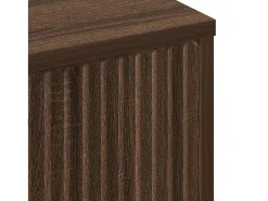 Mesa de Café Marrón roble 90 x 49 x 46 cm Madera contrachapada