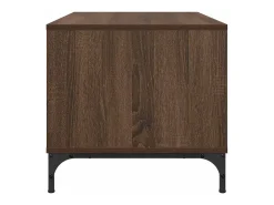 Mesa de Café Marrón roble 90 x 49 x 46 cm Madera contrachapada