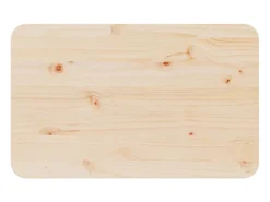 Mesa de Café Natural 80 x 50 x 31 cm Madera maciza de pino