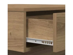 Mesa de Café Roble artisan 90 x 90 x 28 cm Madera contrachapada